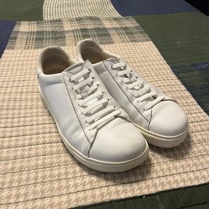 Birkenstock Bend Low Unisex Sneakers (White Leather)